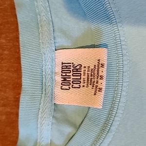 Comfort Colors size medium teal t shirt